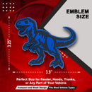 Dinosaur Emblem - Left & Right - Blue
