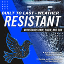 Dove Emblem - Left & Right - Blue