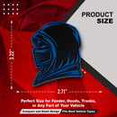 Ninja Emblem - Left & Right - Blue