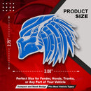 Left & Right Predator - Blue/Chrome