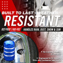 Predator Tire Valve Caps - Blue