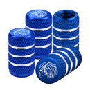Predator Tire Valve Caps - Blue