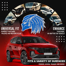 Left & Right Predator - Blue/Chrome