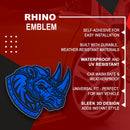 Rhino Emblem - Left & Right - Blue