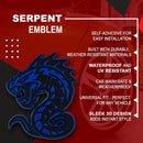 Serpent Emblem - Left & Right - Blue