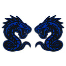 Serpent Emblem - Left & Right - Blue