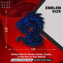 Serpent Emblem - Left & Right - Blue