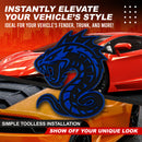 Serpent Emblem - Left & Right - Blue