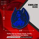 Succubus Emblem - Left & Right - Blue