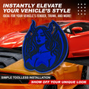 Succubus Emblem - Left & Right - Blue