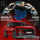 Unicorn Emblem - Left and Right - Blue