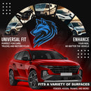 Wolf Emblem - Left and Right - Blue