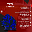 Yeti Emblem - Left & Right - Blue