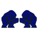 Yeti Emblem - Left & Right - Blue