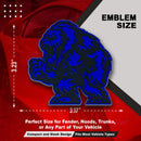 Yeti Emblem - Left & Right - Blue
