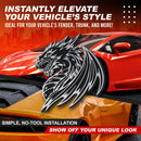 Dragon Emblem - Left and Right - Chrome