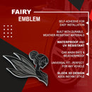 Fairy Emblem - Left and Right - Chrome