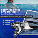 Fish Emblem - Left and Right - Chrome