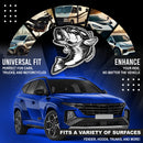 Fish Emblem - Left and Right - Chrome