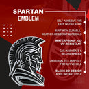 Spartan Emblem - Left and Right - Chrome