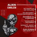 Alien Emblem - Left & Right - Chrome