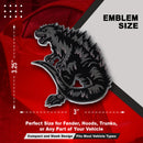 Kaiju Emblem - Left & Right - Chrome