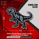 Dinosaur Emblem - Left & Right - Chrome