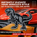 Dinosaur Emblem - Left & Right - Chrome
