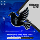 Dove Emblem - Left & Right - Chrome