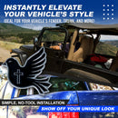 Dove Emblem - Left & Right - Chrome