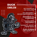 Duck Emblem - Left & Right - Chrome