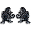 Duck Emblem - Left & Right - Chrome