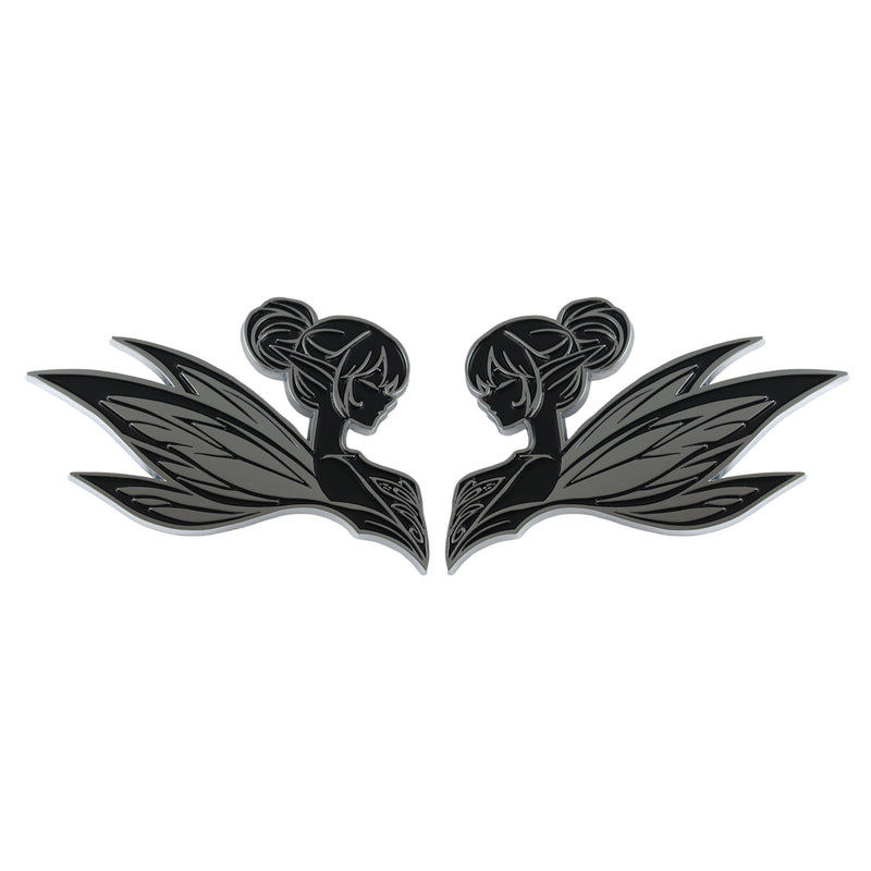 Fairy Emblem - Left and Right - Chrome