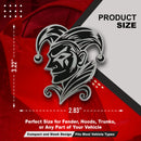 Joker Left & Right - Chrome / Black