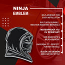 Ninja Emblem - Left & Right - Chrome