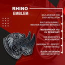 Rhino Emblem - Left & Right - Chrome