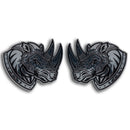 Rhino Emblem - Left & Right - Chrome