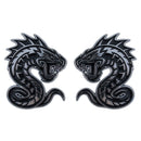 Serpent Emblem - Left & Right - Chrome