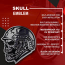 Zombie Emblem - Left & Right - Chrome
