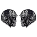 Zombie Emblem - Left & Right - Chrome