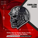 Zombie Emblem - Left & Right - Chrome