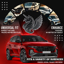 Unicorn Emblem - Left and Right - Chrome