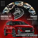 Wolf Emblem - Left and Right - Chrome