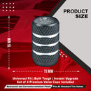 Grim Reaper Tire Valve Caps - Gray