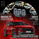 Predator Tire Valve Caps - Gray