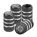 Predator Tire Valve Caps - Gray