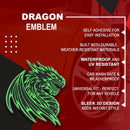 Dragon Emblem - Left and Right - Green