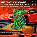 Grim Reaper Emblem - Left and Right - Green