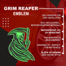 Grim Reaper Emblem - Left and Right - Green
