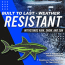 Shark Emblem - Left and Right - Green